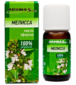 Эфирное масло "МЕЛИССА" натуральное,10 мл AROMA'Saules