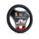 Оплетка на руль (нат. кожа) AVS GL-165L-B (размер L, черная) (A78649S) 