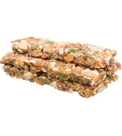 Лакомство "TRIXIE Energy Bars" для собак, пластинки с овощами, фруктами и курицей, 5 шт., 100 г.