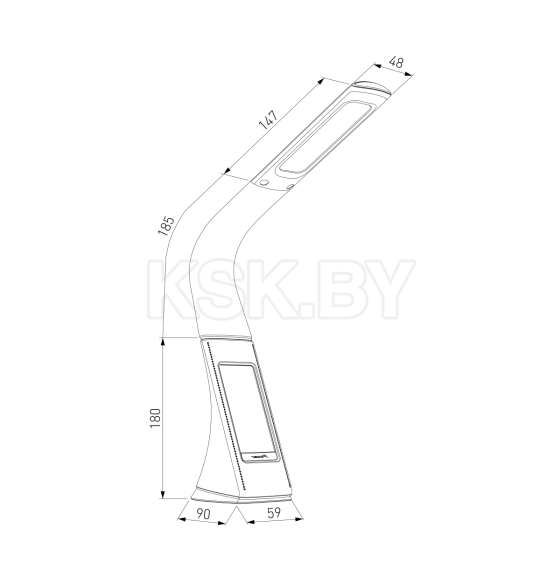 Светильник светодиодный настольный Elara синий TL90220 (a039461) 