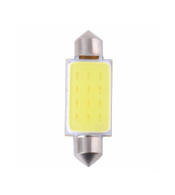 Автолампа светодиодная LED COB 6000K T11 41mm 24V 2W 120Lm SV8.5-8 (10 шт.) BOCXOD 89810Pg