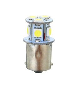 Автолампа светодиодная LED SMD=13 (5050) 6000K S25 24V 3W 130Lm BAY15d (10 шт.) BOCXOD 89999Pg