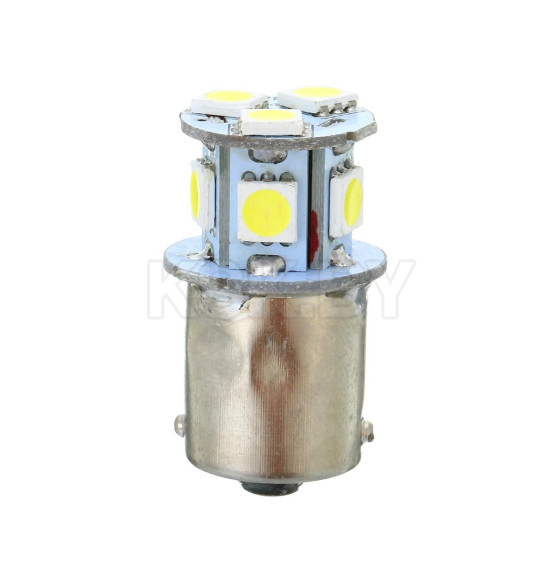 Автолампа светодиодная LED SMD=13 (5050) 6000K S25 24V 3W 130Lm BAY15d (10 шт.) BOCXOD 89999Pg (89999Pg) 