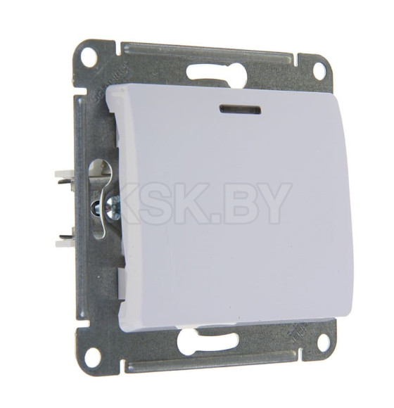 Выключатель 1кл. 10А с индикацией белый Schneider Electric Glossa (GSL000113) 