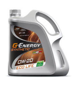 Масло моторное G-Energy Synthetic Eco Life 0W-20 4 л