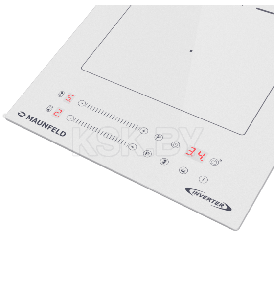 Панель варочная индукционная MAUNFELD CVI292S2BWH Inverter (КА-00022415) 