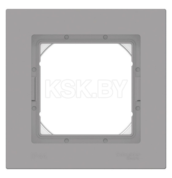 Рамка 1-я IP44 алюминий Schneider Electric Atlasdesign Aqua ATN440301 (ATN440301) 