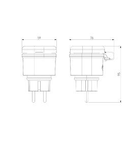 Умная розетка IP44 76103/00 Elektrostandard a065376