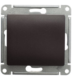 Выключатель 1кл. 10А шоколад Schneider Electric Glossa