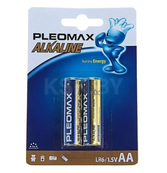 Батарейка AA LR6 BL-2 1.5V (2шт.) Samsung Pleomax (C0008046) 