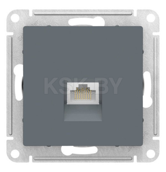 Розетка компьютерная RJ45 6A грифель Schneider Electric Atlasdesign ATN000786 (ATN000786) 