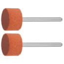 Круг абразивный шлифовальный на шпильке для гравера Р120 15х1,0х3,2мм ЗУБР "ПРОФИ" (2шт.) (35910) 