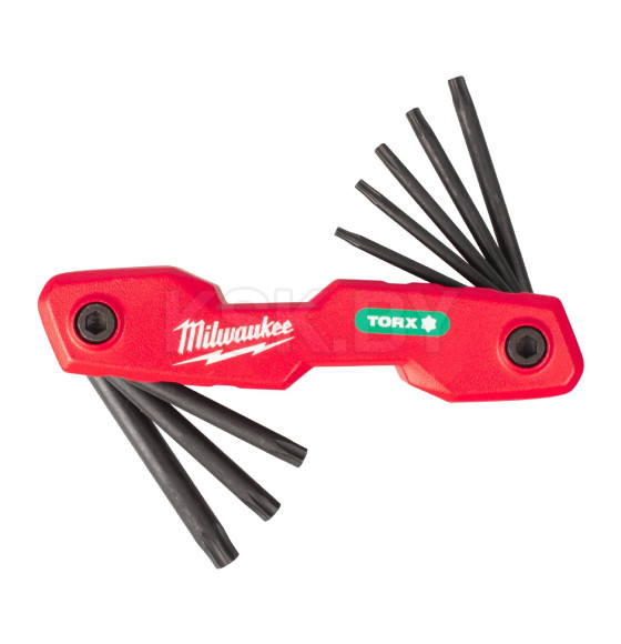 Набор ключей TORX T9-T40 складной (8 шт.) Milwaukee 4932480979 (4932480979) 