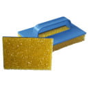 Губка декоративная STMDECOR, форма прямоугольная, поролон структурный ср.жестк., с ручкой (EG019B)