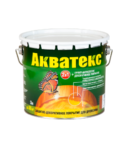 Пропитка АКВАТЕКС 2 в 1 (белый) 2,7 л