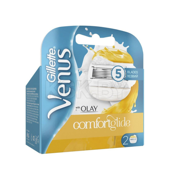 Кассеты Gillette VENUS&OLAY ComfortGlide 2шт                 (9031) 