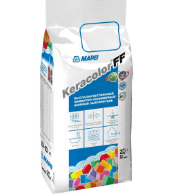 Фуга цементная MAPEI "KERACOLOR FF" №  100/5кг (Белый)