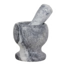 Ступка с пестиком, мрамор 10 х 10,5 см, пестик 12 см OE4527 Market Union (OE4525) 