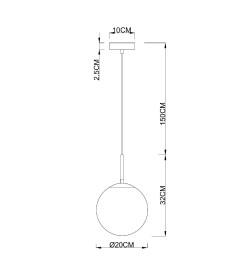 Светильник подвесной ARTE LAMP VOLARE A1563SP-1BK