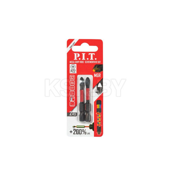 Бита PZ 2x50 мм ударная (2 шт.) P.I.T. ASDR01-50PZ2 (ASDR01-50PZ2)