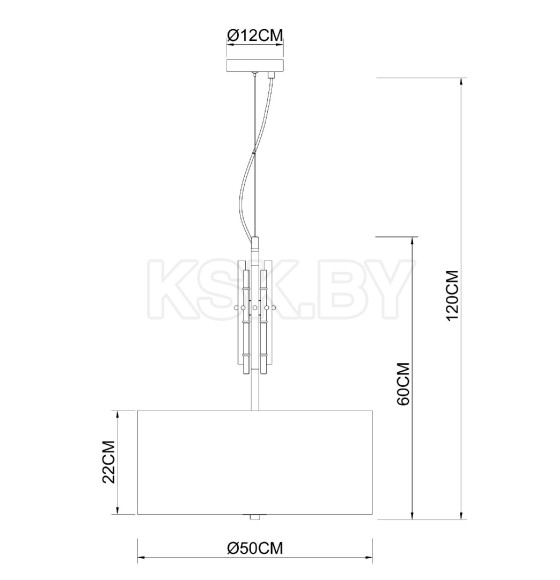 Светильник подвесной ARTE LAMP TAYGETA A4097SP-5CC (A4097SP-5CC) 