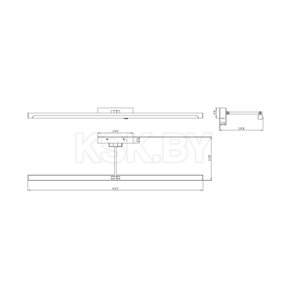 Светильник настенный ARTE LAMP HARRISON A1716AP-1BK (A1716AP-1BK) 