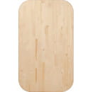 Столешница овальная (сосна/ель) 600х1000х28 мм