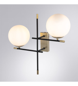 Светильник настенный ARTE LAMP ARKAB A2225AP-2BK