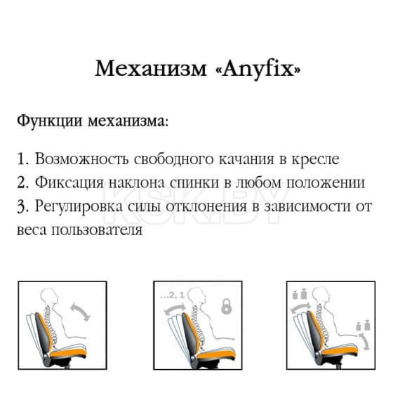 Кресло поворотное MASTIF, ECO, черный (45793) 