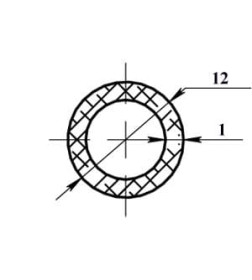 Трубка алюминиевая круглая 12х1х2000мм