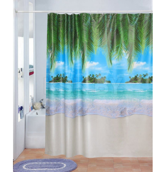 Штора для ванной 180х180 см ПВХ 010D1 (010D1) 