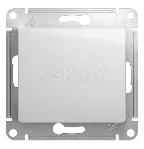 Нажимная кнопка 10А белый Schneider Electric Glossa (GSL000115) 