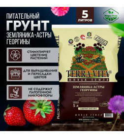 Terra Vita Живая земля Георгин-Астра-Земляника 5 л