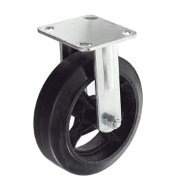 Колесо неповоротное  черная рез. D 150 нагрузка 230 кг FCd 63