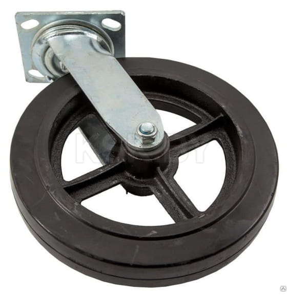 Колесо поворотное  черная рез. D 150 нагрузка 230 кг SCd 63 (SCd 63) 