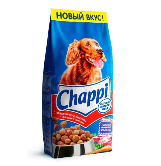 Корм для животных Chappi сытн. мясной обед с говядиной 15 кг