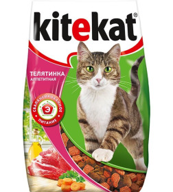 Корм для животных Kitekat Аппетитная телятина 1,9 кг