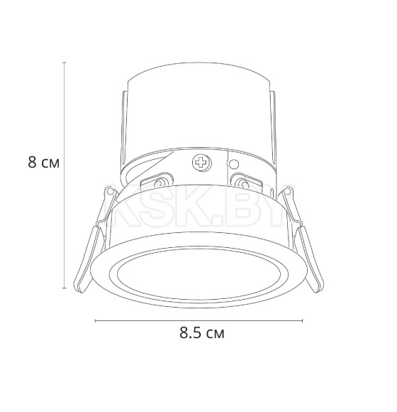 Светильник потолочный ARTE LAMP SCROLL A3312PL-1WH (A3312PL-1WH) 