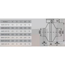 Вентилятор канальный центробежный d125 MARS GDF 125 IP44 ЭРА (MARS GDF 125) 