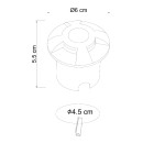 Светильник уличный ARTE LAMP PIAZZA A3221IN-4BK (A3221IN-4BK) 