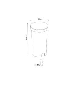 Светильник уличный ARTE LAMP PIAZZA A3601IN-1WH