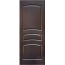 Дверь МОДЕЛЬ №16  глухая (темный лак) 2000х800х40мм