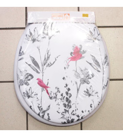 Сиденье для унитаза пластмассовое   40*37 см., арт. 58AGF205