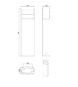 Светильник уличный ARTE LAMP LIVERPOOL A1326PA-1BK