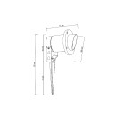 Светильник уличный ARTE LAMP ELSIE A1522IN-1BK (A1522IN-1BK) 