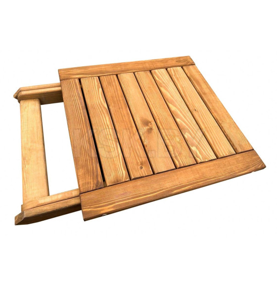 Стол DYATEL раскладной 50х50см сосна (цвет дуб) (G-013-OAK) 