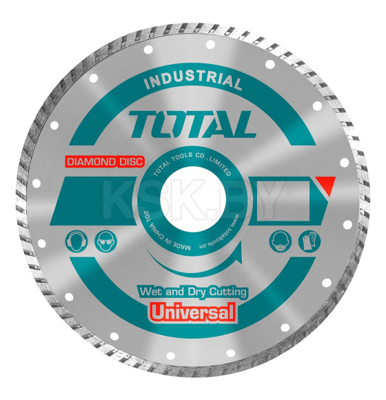 Диск алмазный 230x10x22,2 мм TOTAL TAC2132301 (TAC2132301) 