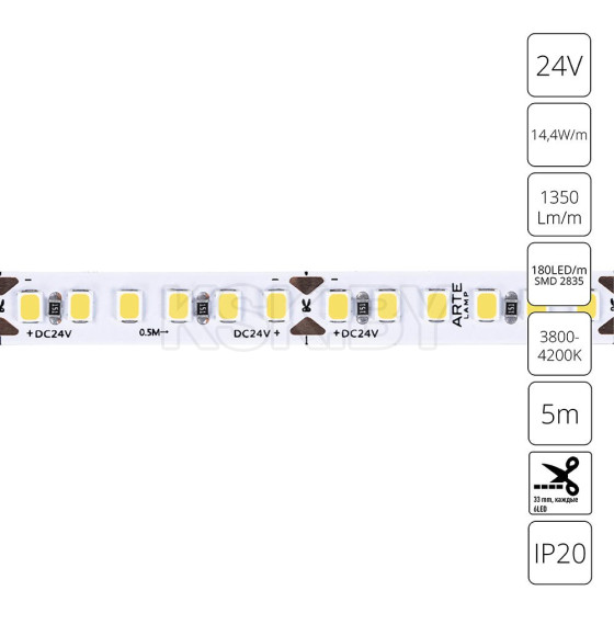 Лента светодиодная ARTE LAMP TAPE A2418008-02-4K (A2418008-02-4K) 