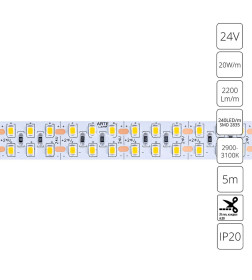 Лента светодиодная ARTE LAMP TAPE A2424015-01-3K