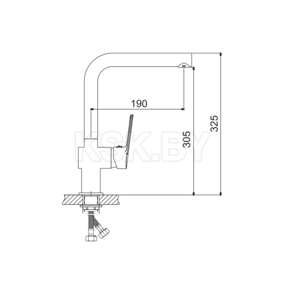Смеситель для кухни GOTA ROCIO Elche G023310 (023310-GOTA) 
